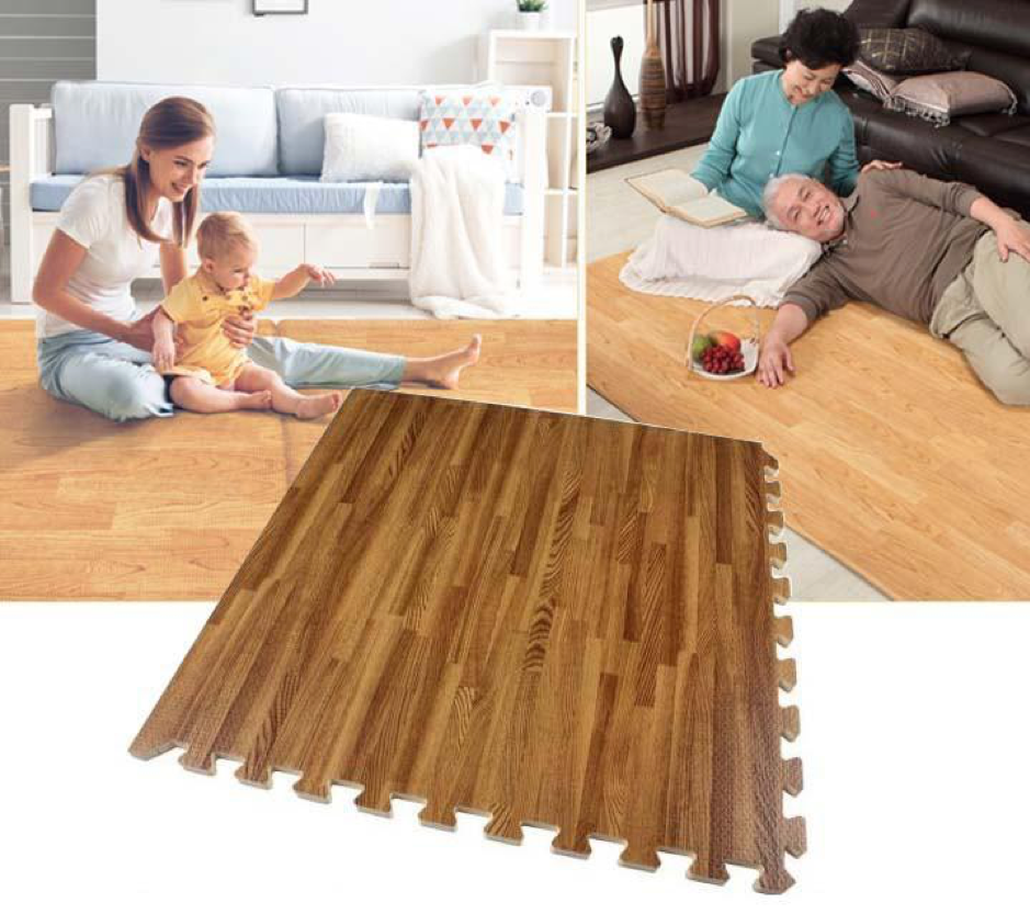 Thảm trải sàn hoạ tiết vân gỗ sang trọng