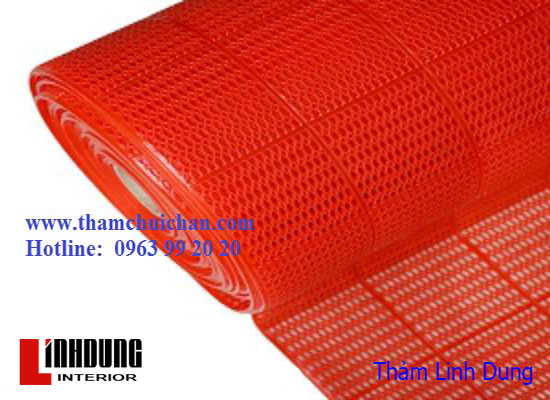 Thảm Nhựa Lưới Tổ Ong Đỏ