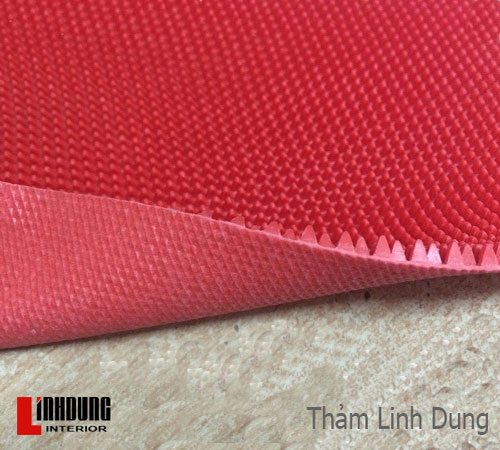 Thảm Nhựa Gai Mít Đỏ