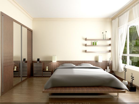 Chọn tủ âm tường để tiết kiệm diện tích phòng ngủ